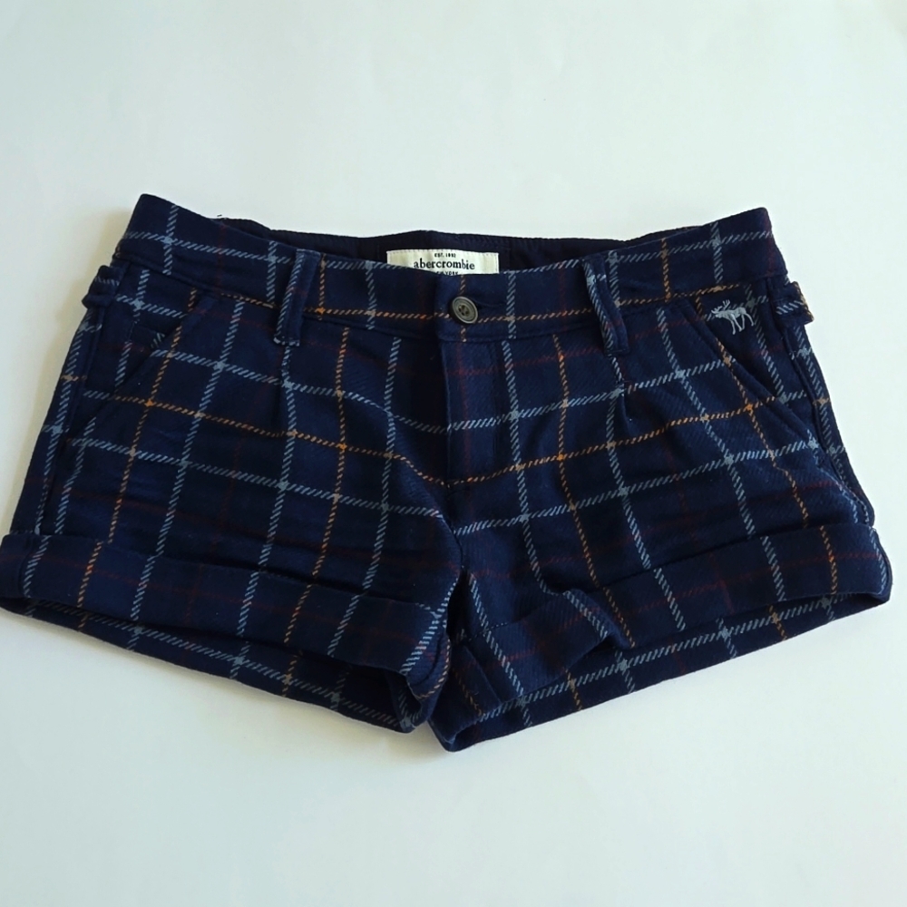 NEW Abercrombie kids blue shorts - Girls size 14- NWT